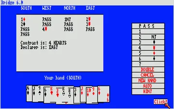 Bridge 6.0 screen shot game playing